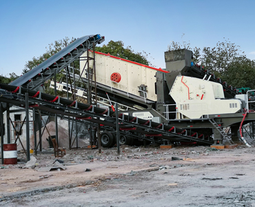 轮胎式移动破碎站